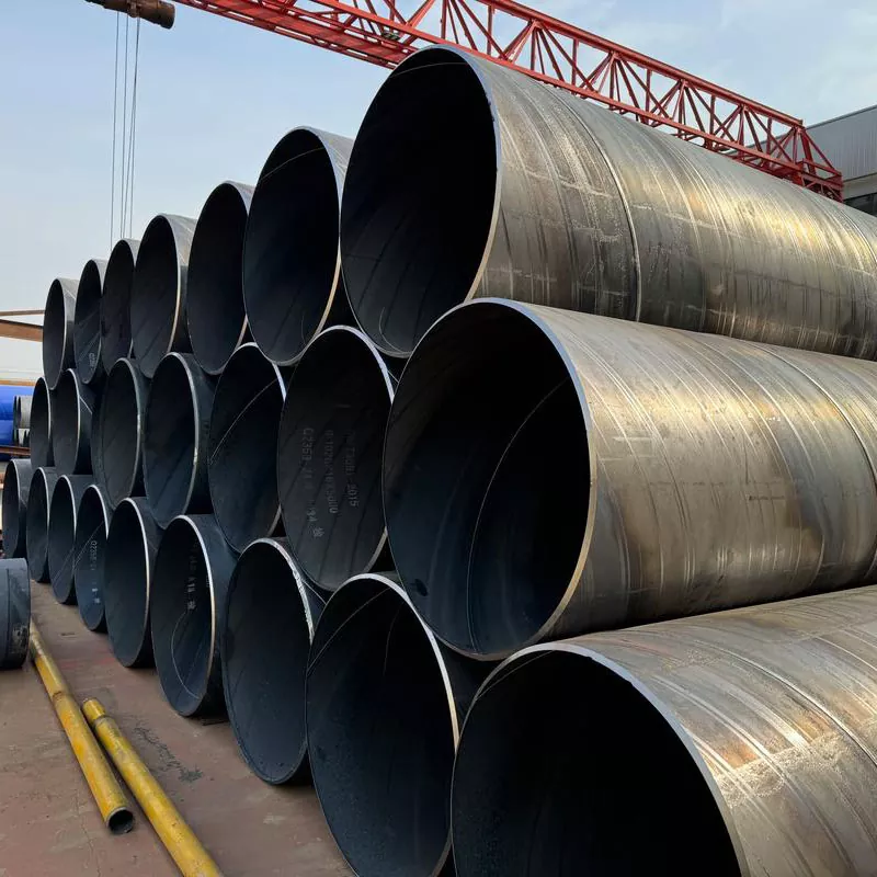 Čierne špirálovo zvárané potrubie